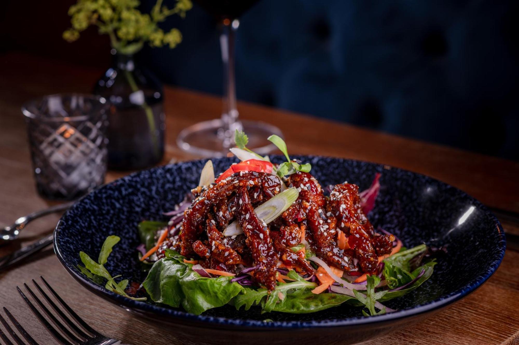 The Millstone, Mellor 호텔 블랙번 외부 사진 Sesame chicken